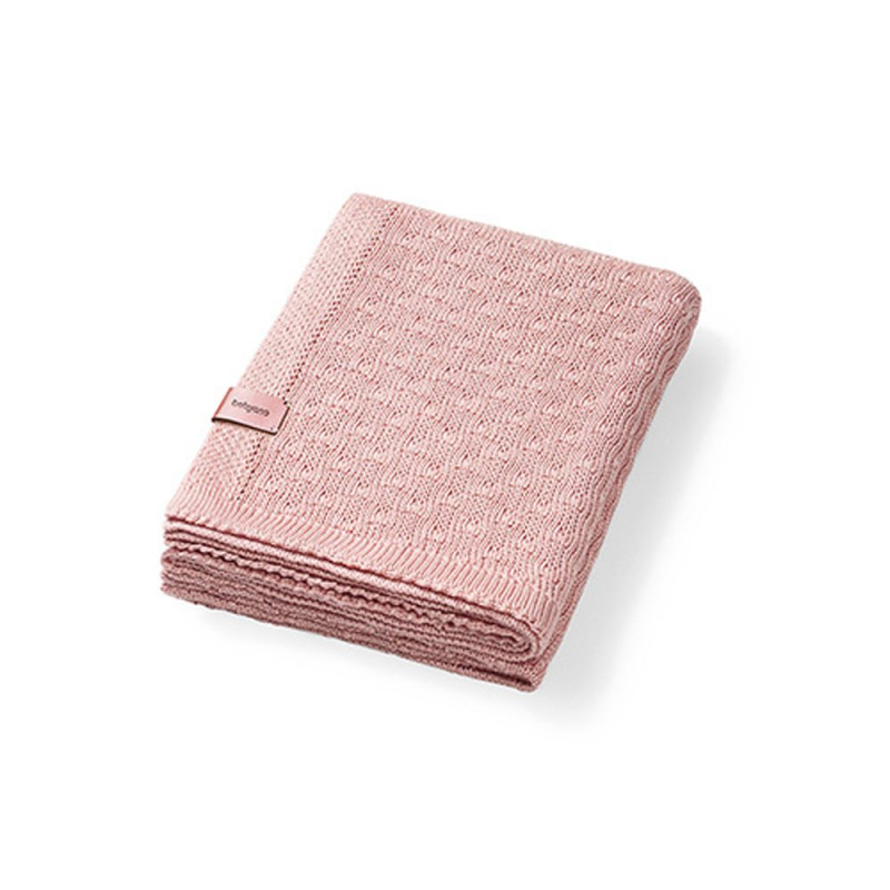 BABYONO Deka pletená bambusová - BABYONO Deka pletená bambusová Pink
