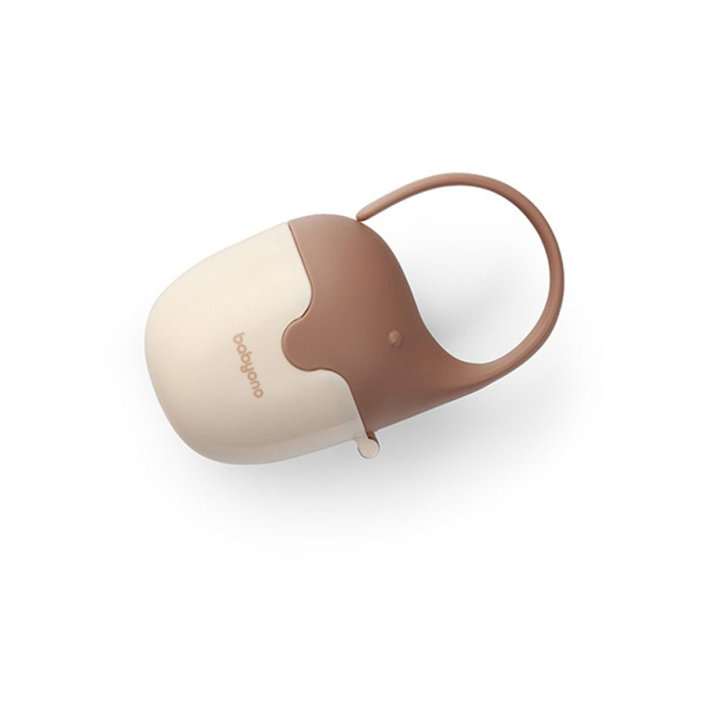 BABYONO Pouzdro na dudlík slon béžové 0m+