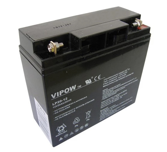 Gelová baterie VIPOW BAT0218 12 V / 20 Ah (F3)