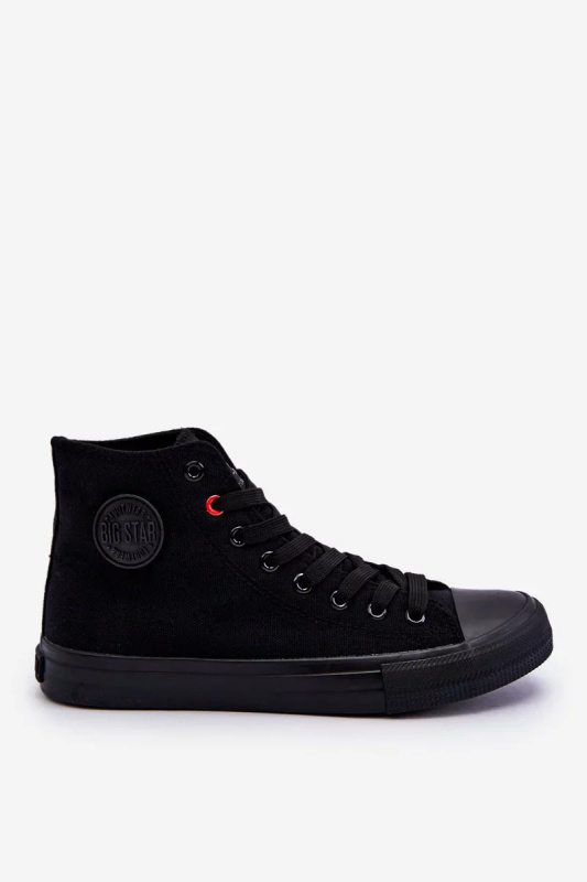 Dámské klasické vysoké tenisky Big Star T274033 Černé 37
