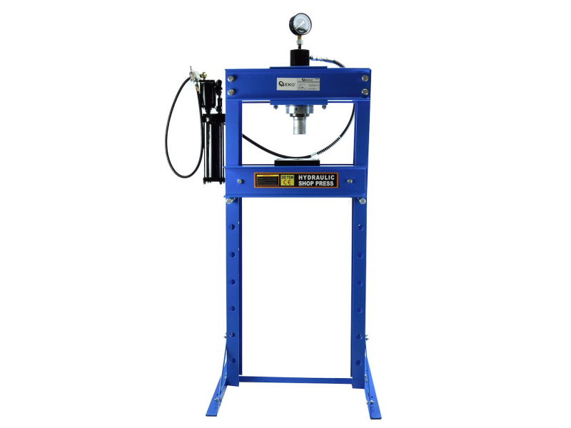 GEKO 30tunový vzduchový/hydraulický lis s měřidlem