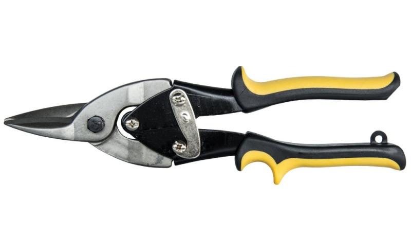 GEKO Nůžky na plech, přímé, převodové, 250 mm