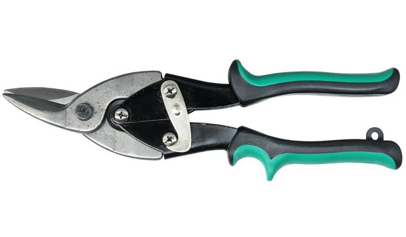 Nůžky na plech převodové, 10", pravé - GEKO