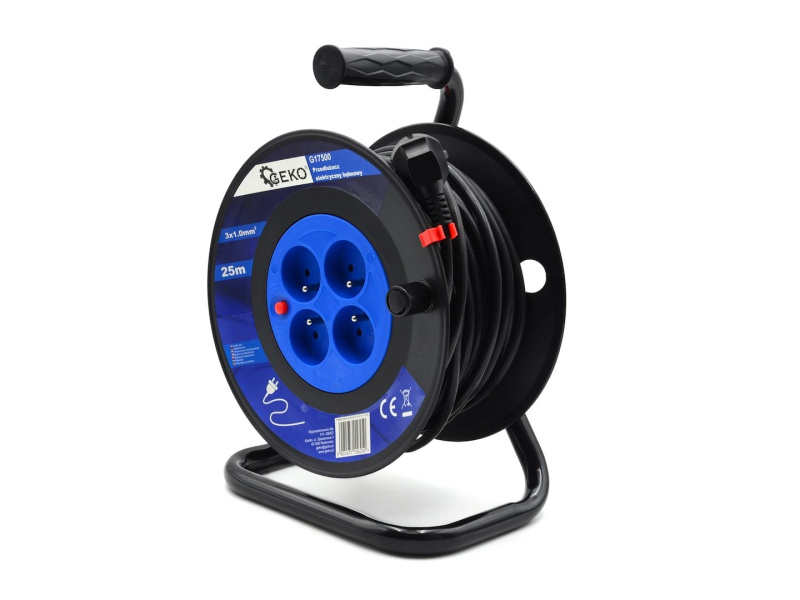 Prodlužovací kabel, buben 25 m, 4 zásuvky - G17500