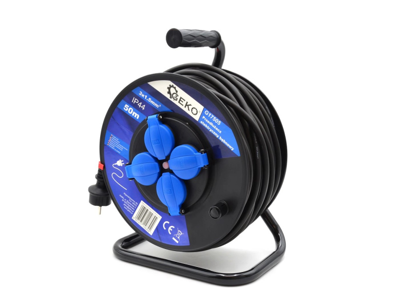 Prodlužovací kabel, buben 50 m, 4 zásuvky - G17505