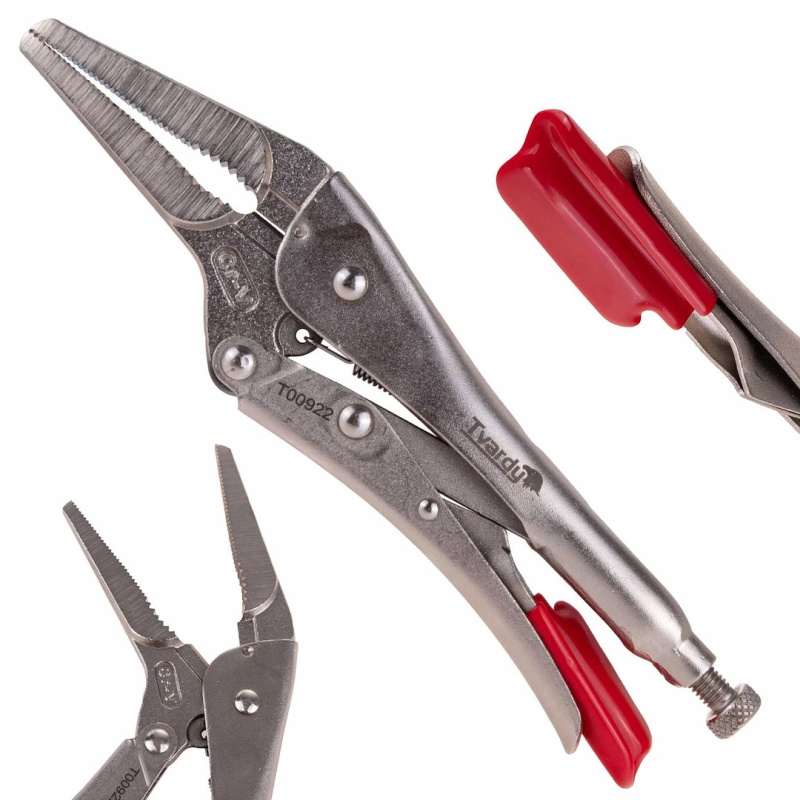 GEKO 9" 225 mm CrV rovné kleště s dlouhými čelistmi a aretací