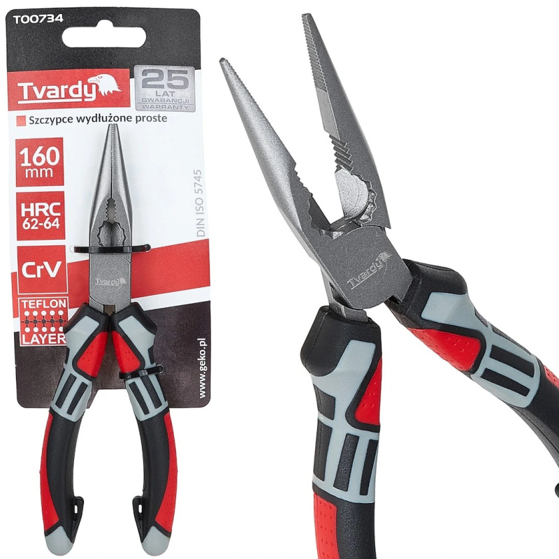 GEKO Kleště s dlouhými čelistmi 160 mm CrV