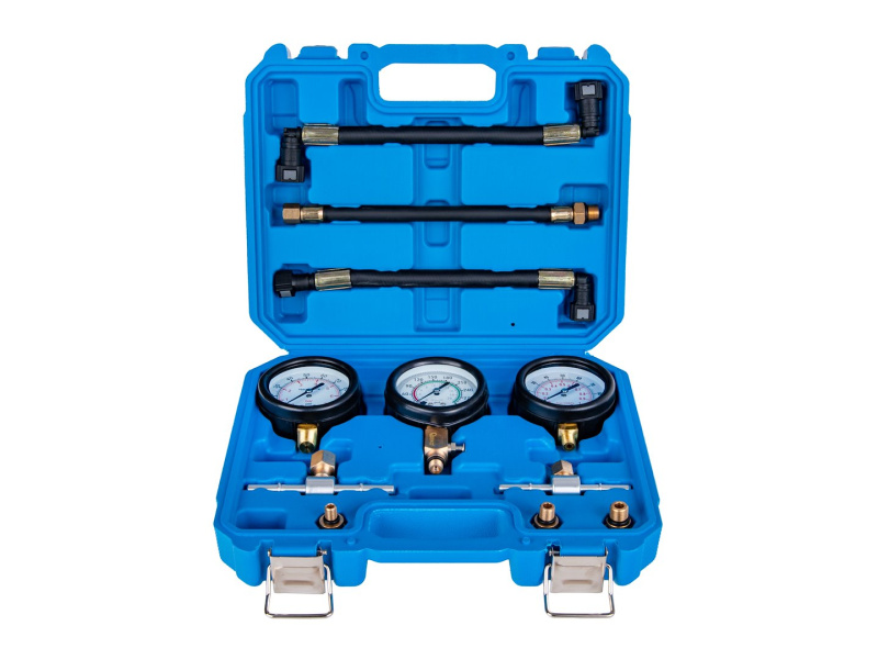 GEKO Tester tlaku paliva, oleje a komprese pro motocykly