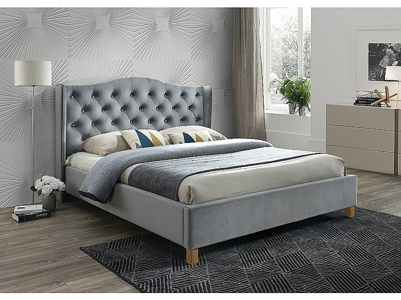 Łóżko Aspen Velvet ASPENV160SZD