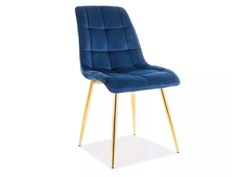 Krzesło Chic Złoty Velvet CHICVZLGR