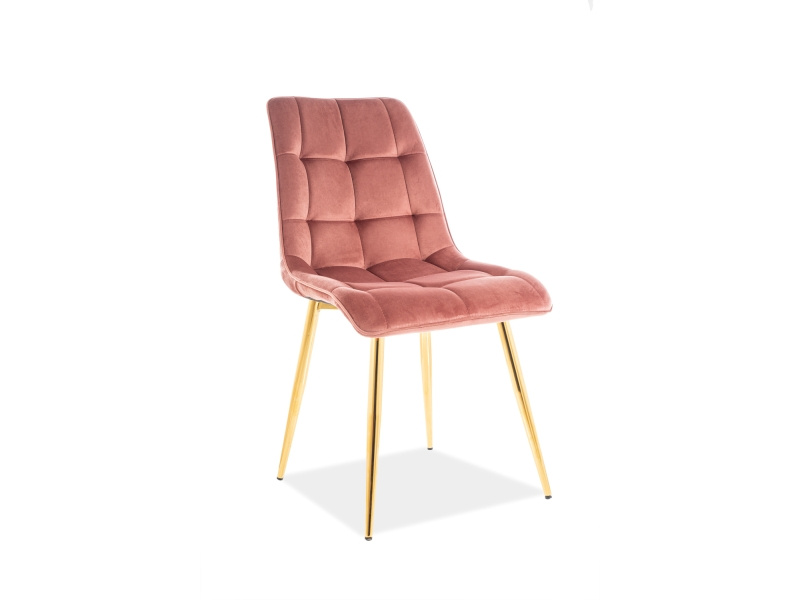 Krzesło Chic Złoty Velvet CHICVZLRA