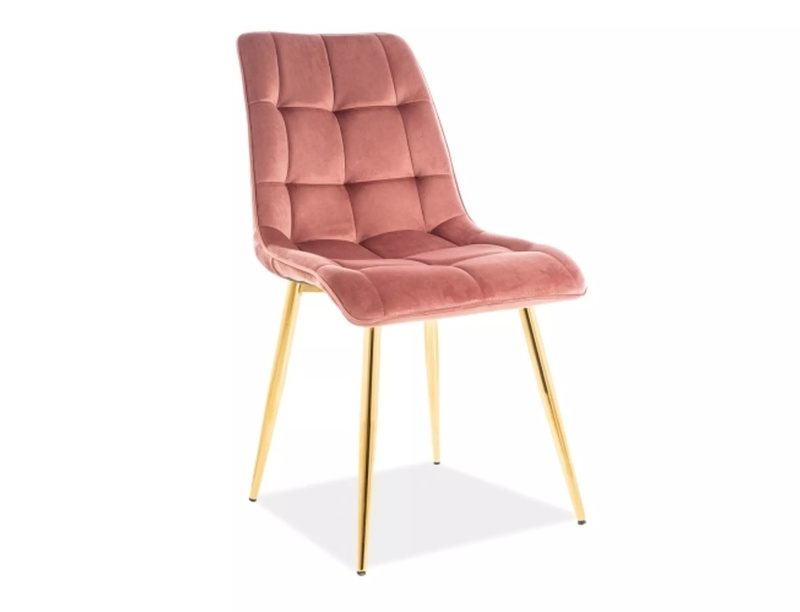 Krzesło Chic Złoty Velvet CHICVZLRA