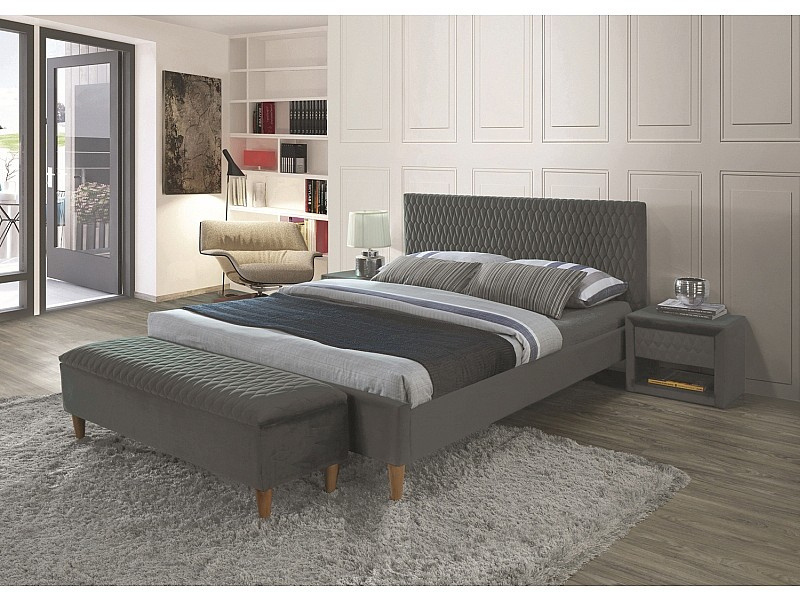 Łóżko Azurro Velvet AZURROV140SZD