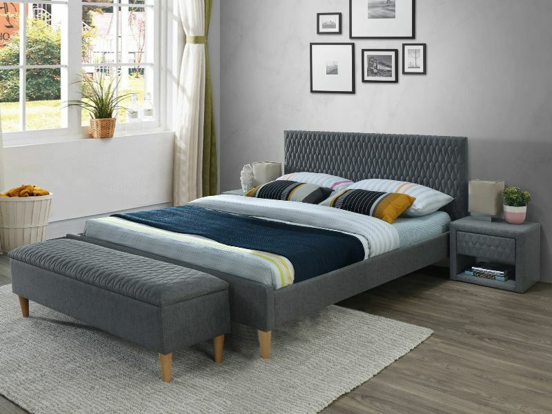 Łóżko Azurro Velvet AZURROV140SZD