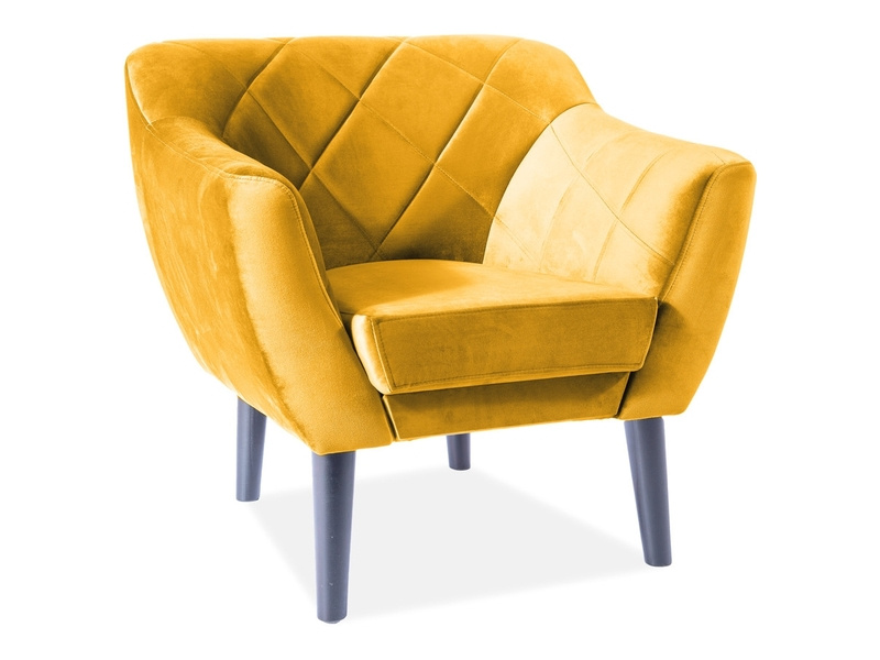 Fotel Karo 1 Velvet wenge KARO1V68W