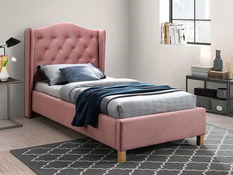 Łóżko Aspen Velvet ASPENV90RD