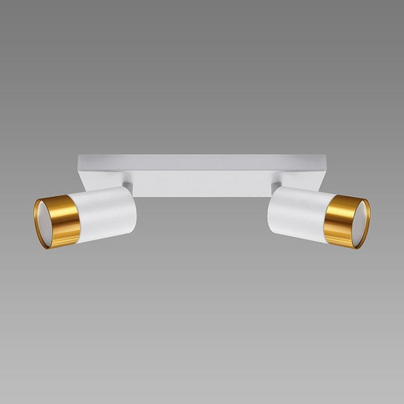 Svítidlo PUZON SPT GU10 2L WHITE/GOLD 04124 LS2
