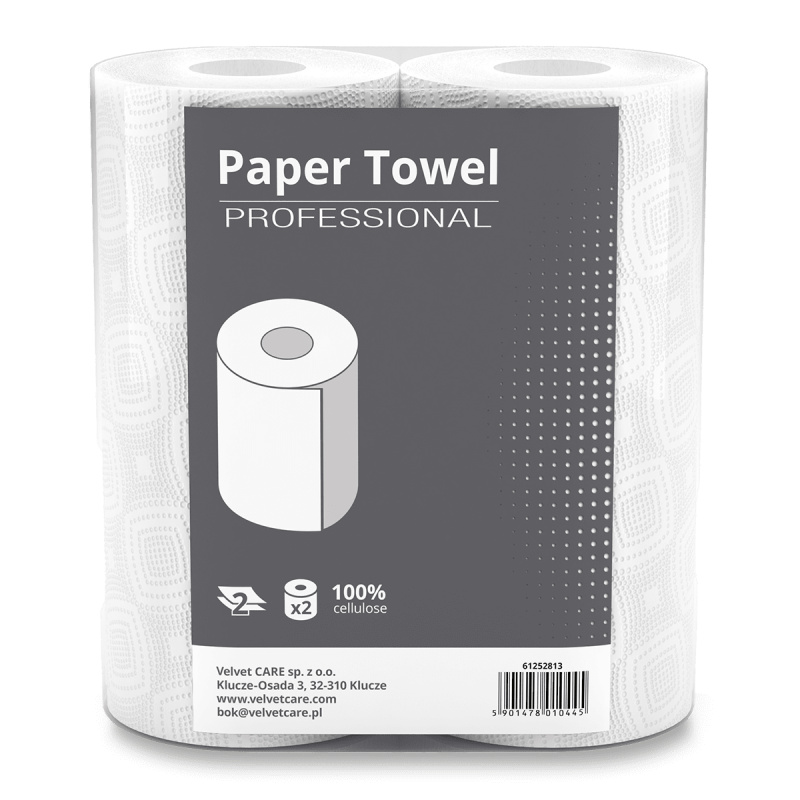 Velvet Care - papírové kuchyňské utěrky - 2vrstvé, 2 × 10 m