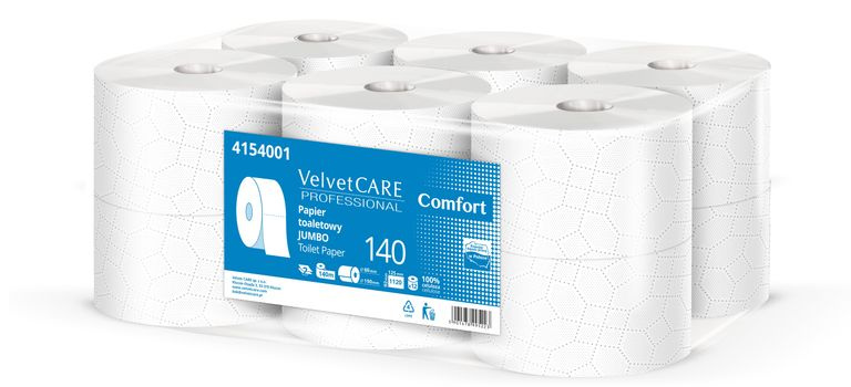 Toaletní papír Velvet Care Comfort JUMBO 190 - 12 rolí