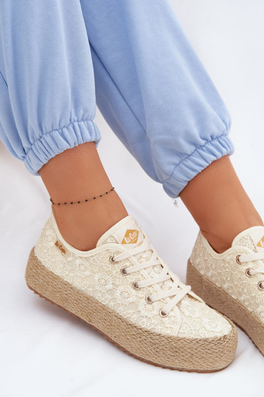 Dámské espadrilky Lee Cooper na platformě
