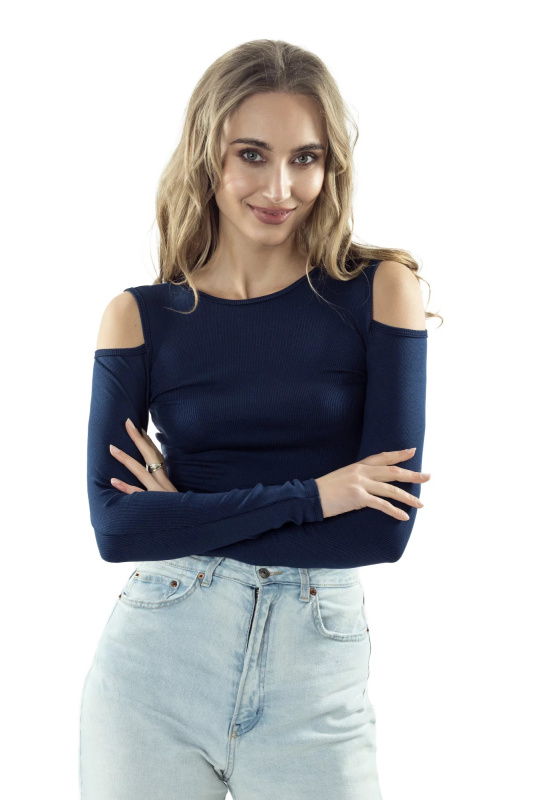 Dámská halenka Liv Tmavě modrá - Eldar tmavě modrá S