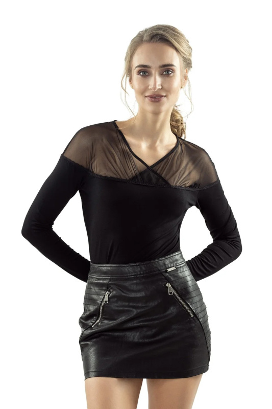 Halenka Eldar Karola dlouhá/r S-XL černá L