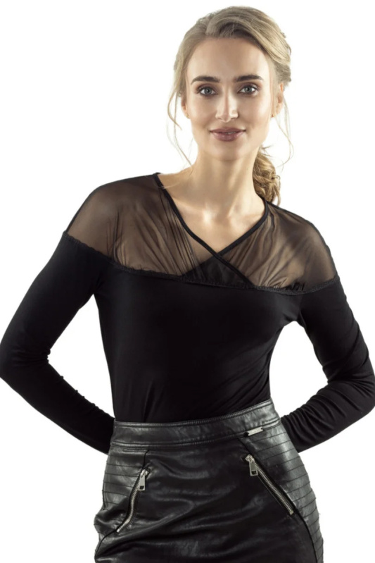 DÁMSKÁ HALENKA KAROLA černá XL