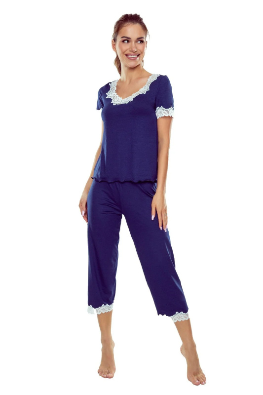 Eldar First Lady Aster pyžamo kr/r S-XL červeno-černá XL