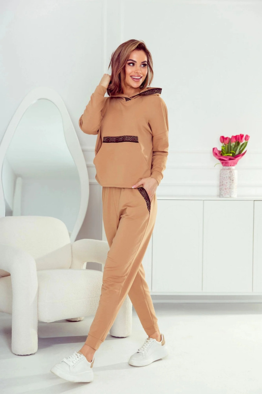 Dámská tepláková souprava Ferbi beige - ELDAR béžová L