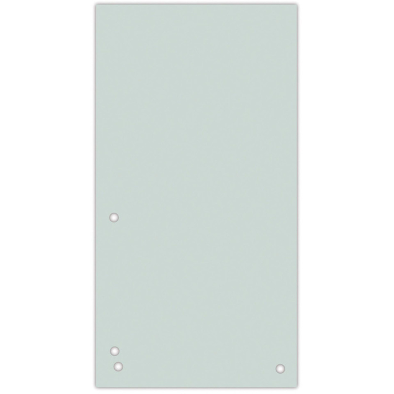 Papírové rozlišovače Donau - 1/3 A4, 235x105 mm, 100 ks, šedé