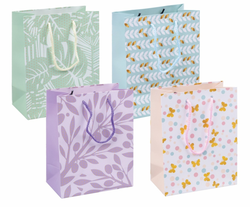 Donau Dárková taška - 18 x 23 x 10 cm, mix vzorů, 1 ks