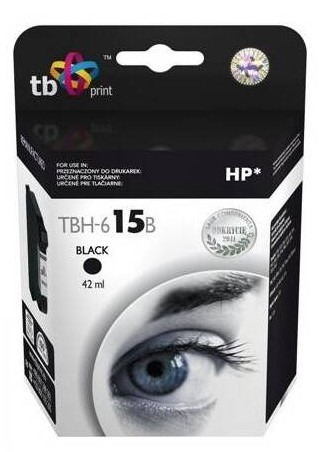 Ink. kazeta TB kompat. s HP C6615DE (No.15) Black