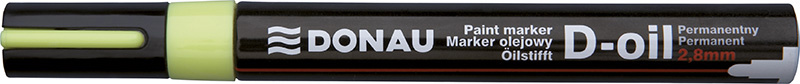 Popisovač lakový Donau, 2,8 mm, žlutý 3435