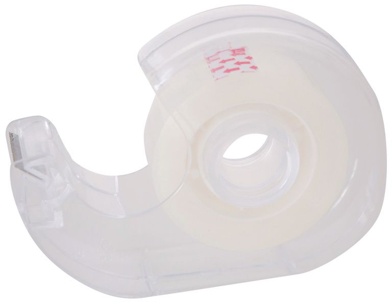 Lepicí páska s odvíječem, 19 mm × 33 m - transparentní