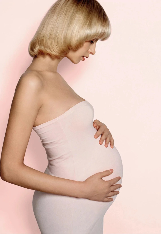 Těhotenské punčochové kalhoty Veneziana Mamma Donna 50 den camello/odc.béžová 5-XL