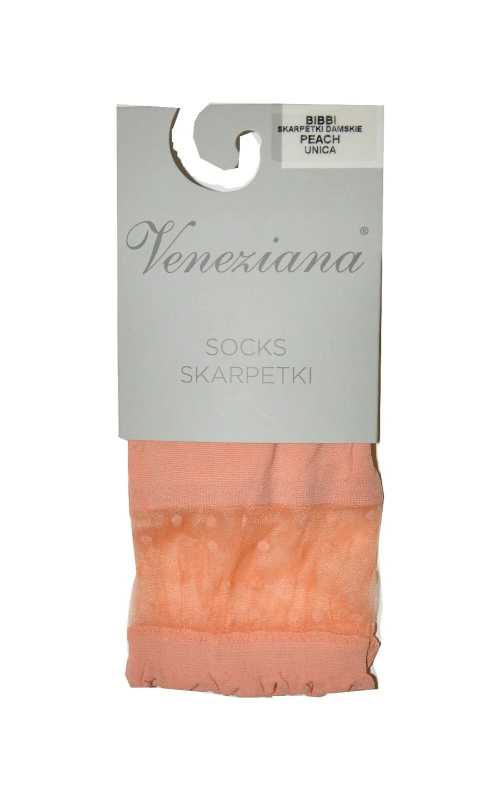 Ponožky Veneziana Bibbi mango univerzální