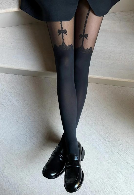 Punčocháče Veneziana Lucia 20/40 den 5-XL nero 5-XL