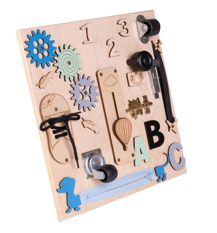 montessori Activity board 30x30cm
