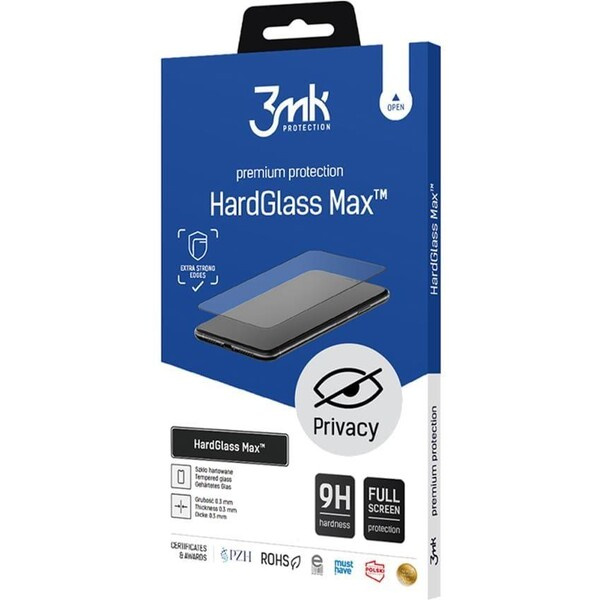 3mk HardGlass Max Privacy tvrzené sklo Apple iPhone 6s bílé