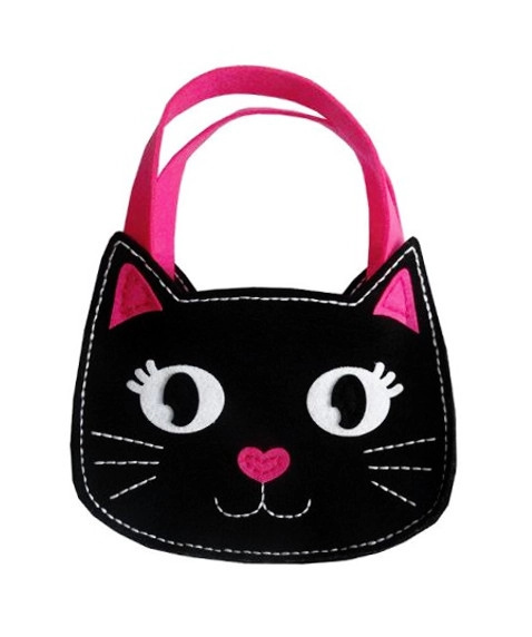 Malá kabelka kočička – kreativní šicí sada pro děti