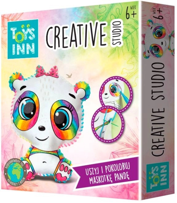 Kreativní sada na šití a vybarvování – panda