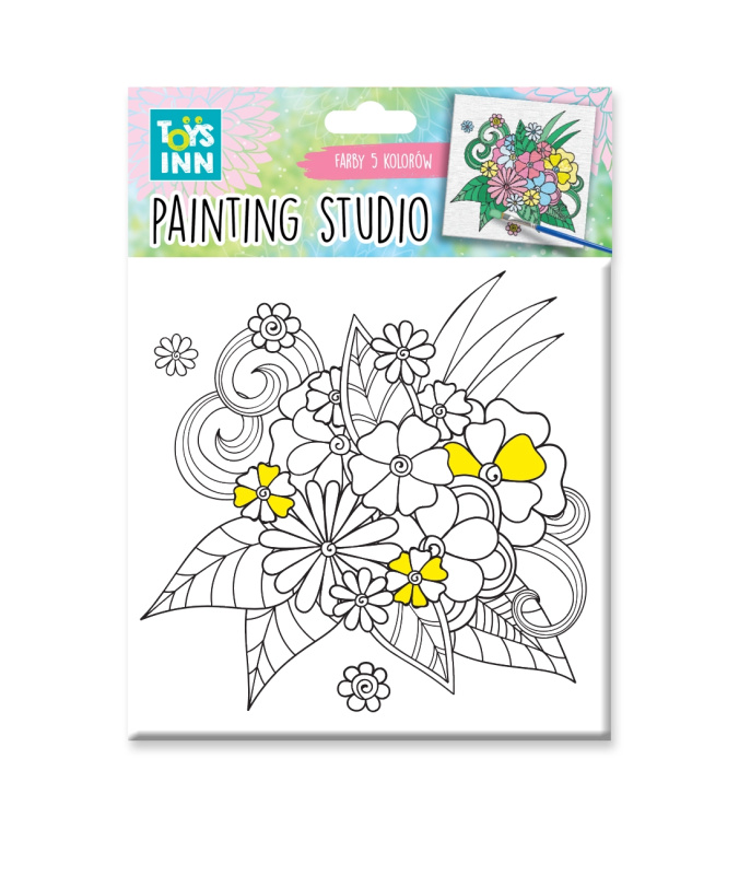 Malířská sada canvas malý Flowers od Toys Inn