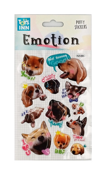 Samolepky Emotions – psi motiv