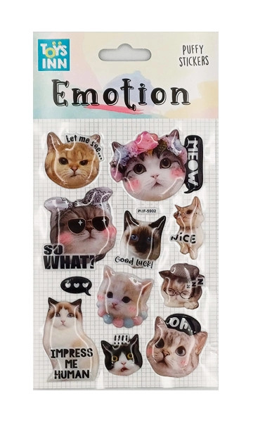 Samolepky emoce – kočky