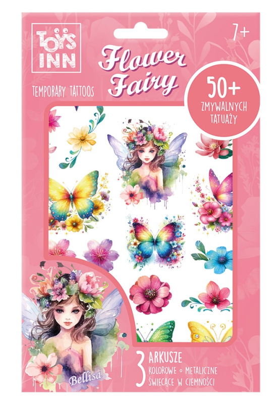 Dočasné tetování Flower Fairy Bellisa STNUX