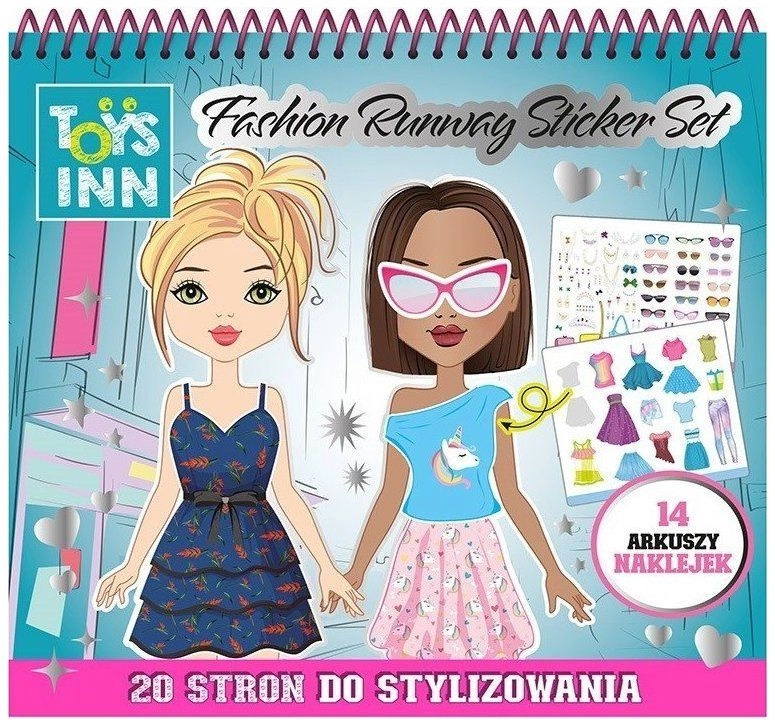 Kreativní samolepková sada Fashion Runaway