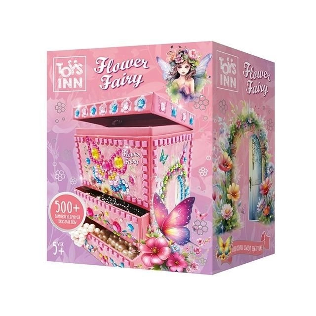 Dekorativní šperkovnice Flower Fairy Bellisa – kreativní mozaiková sada pro děti
