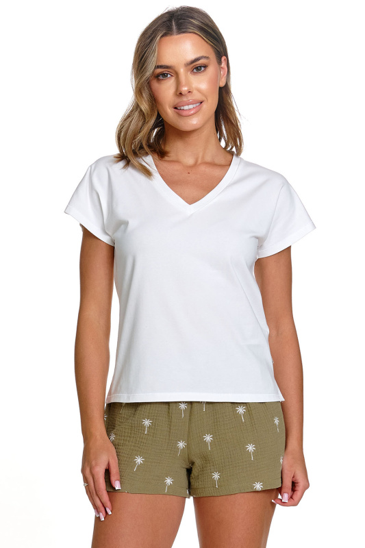 Dámské pyžamo Doctor Nap PM.7415 Barva: Zelená, Velikost: XL