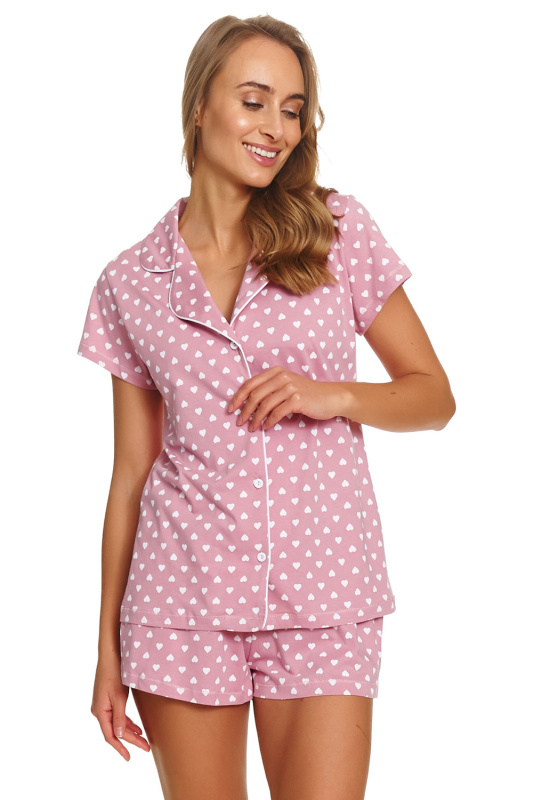 Dámské pyžamo Doctor Nap PM.7458 Barva: Růžová, Velikost: S