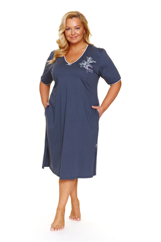 NOČNÍ KOŠILE TB.7263 BIG J/25 GRAFIT XXXL